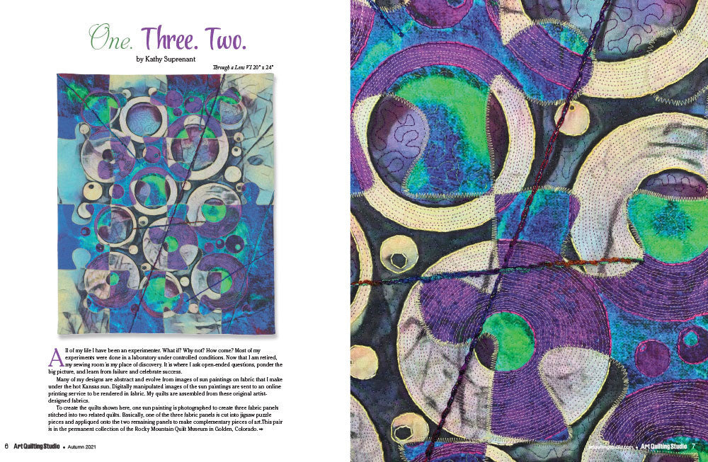 Art Quilting Studio Autumn 2021