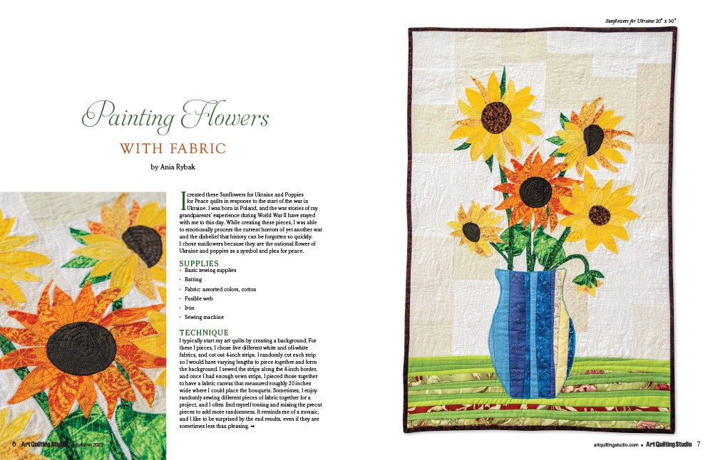 Art Quilting Studio Autumn 2022