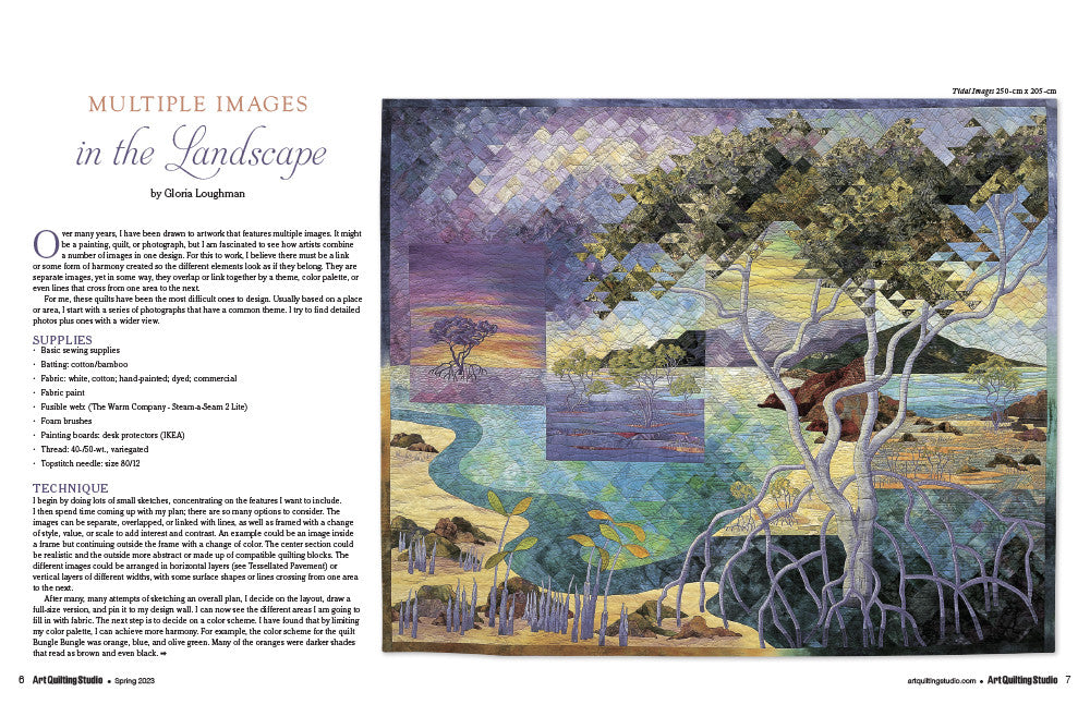 Art Quilting Studio Spring 2023 Instant Download