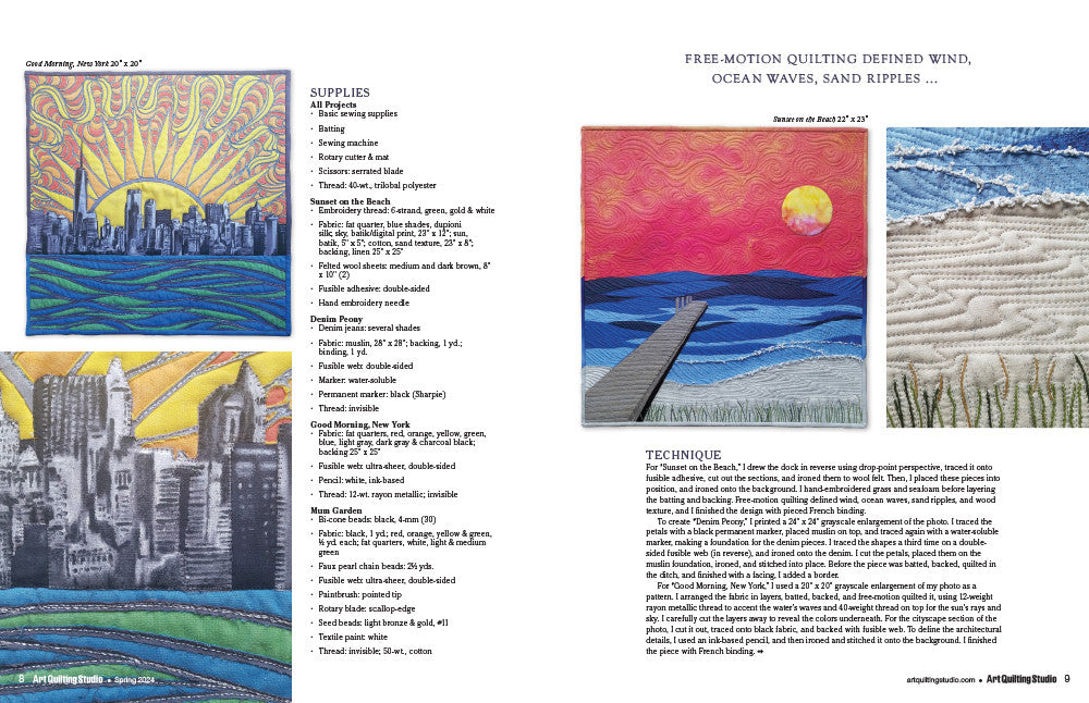 Art Quilting Studio Spring 2024