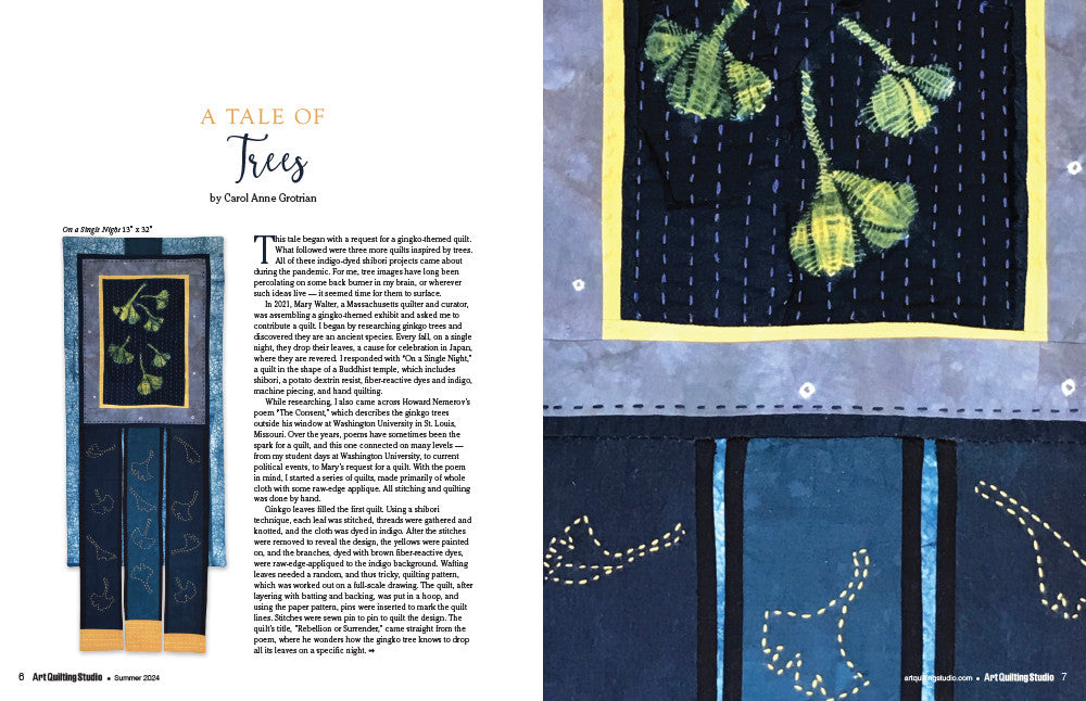 Art Quilting Studio Summer 2024
