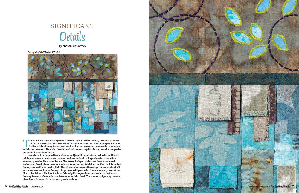 Art Quilting Studio Autumn 2024