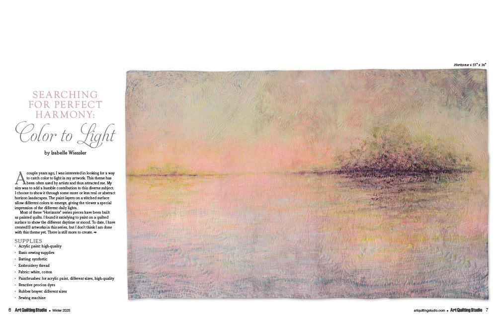Art Quilting Studio Winter 2025