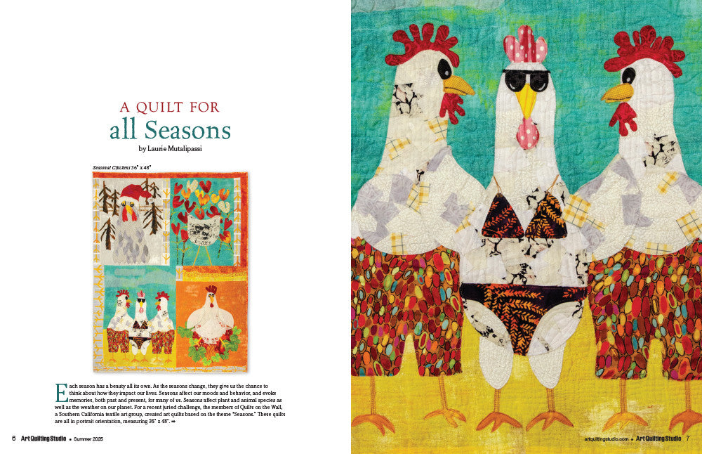 Art Quilting Studio Summer 2025 Instant Download