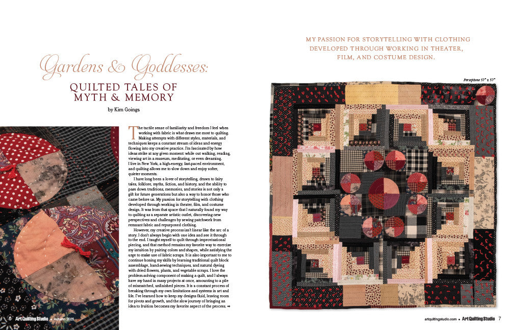 Art Quilting Studio Autumn 2025 – New
