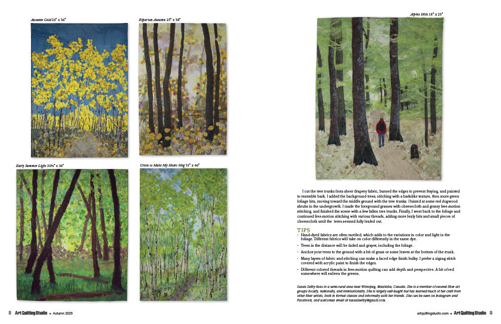 Art Quilting Studio Autumn 2025 – New