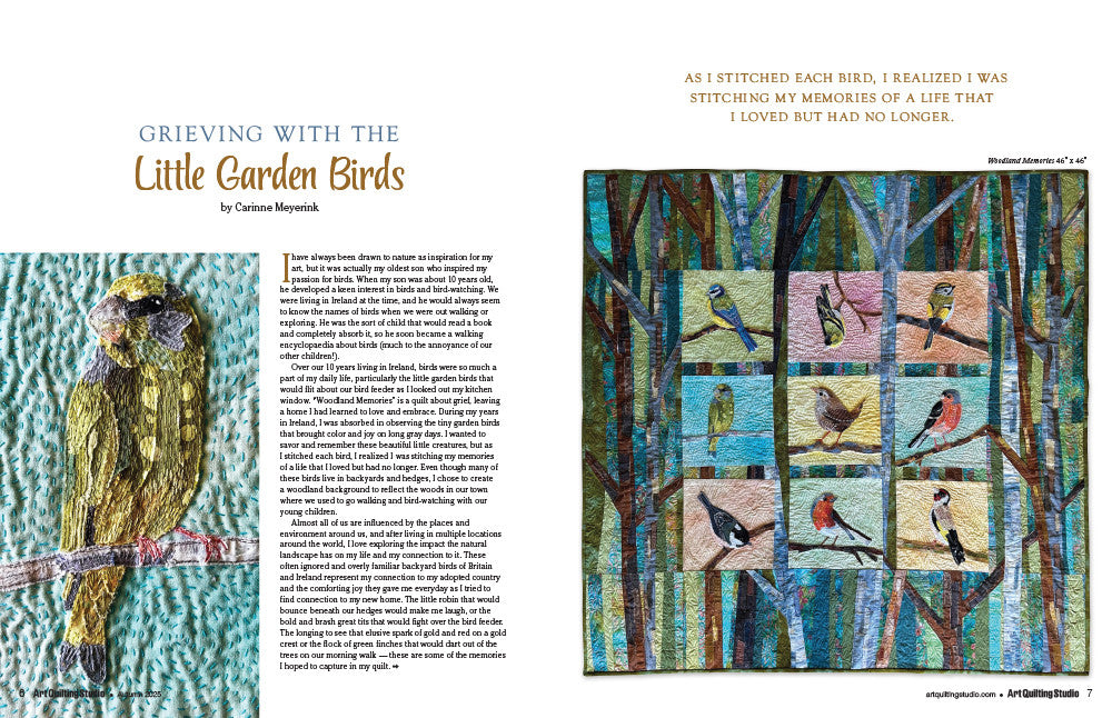 Art Quilting Studio Autumn 2025 – New