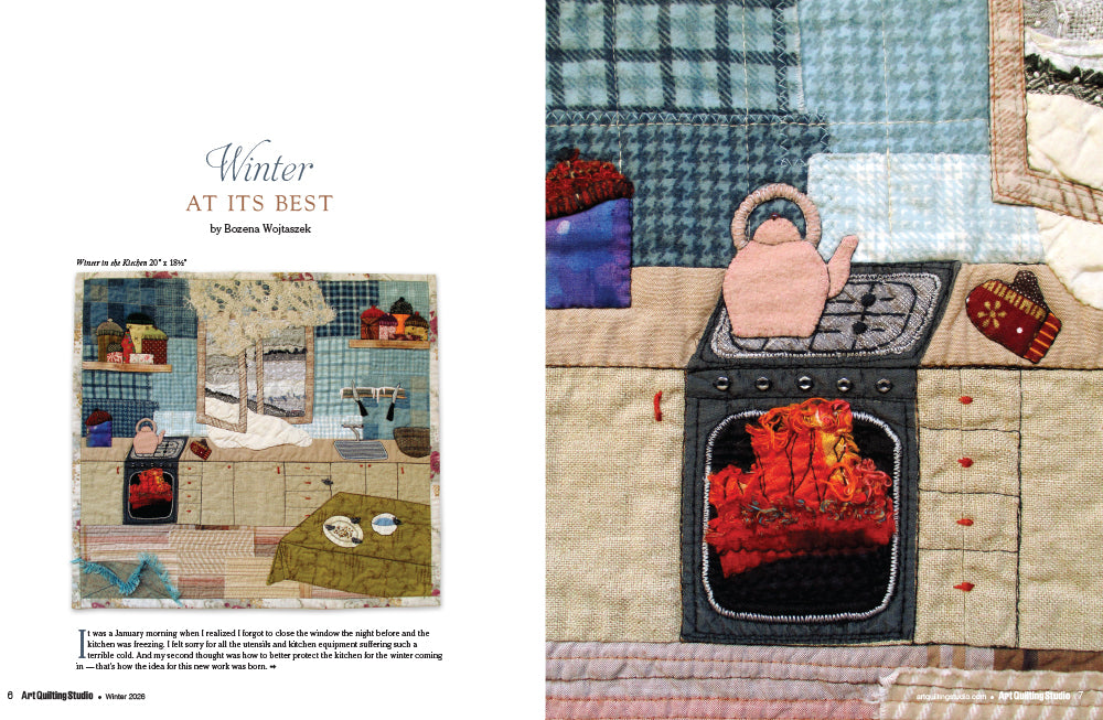 Art Quilting Studio Winter 2026 | Stampington & Company