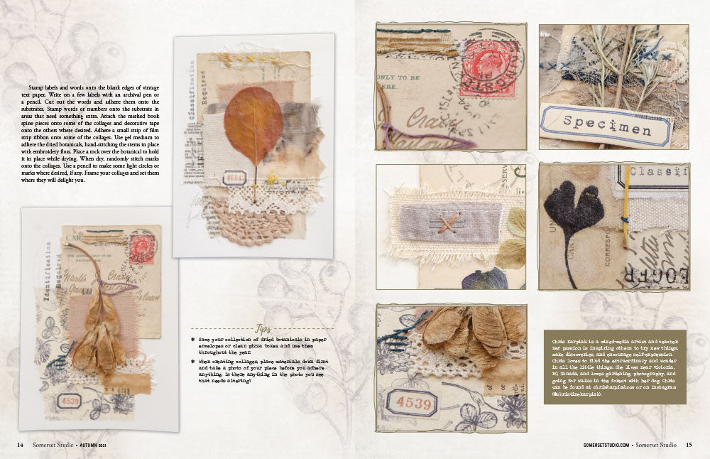 Somerset Studio Autumn 2021 Instant Download