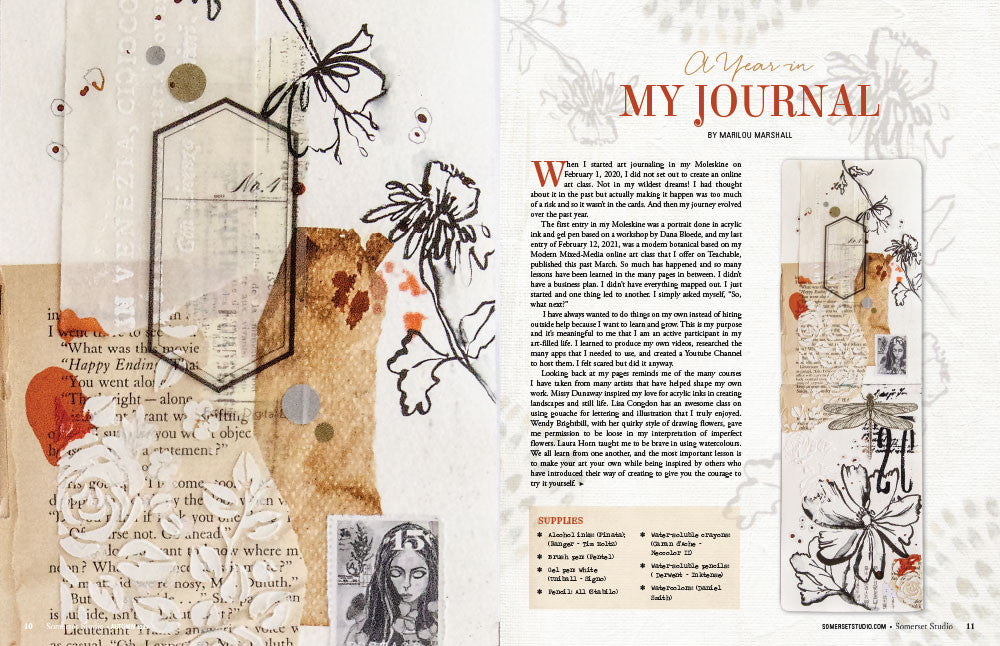 Somerset Studio Autumn 2021 Instant Download