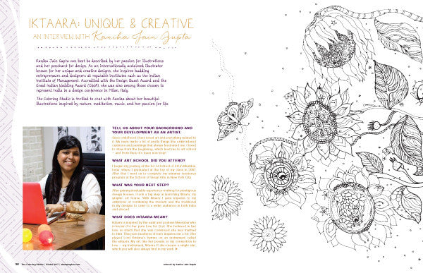 The Coloring Studio Winter 2017 Instant Download