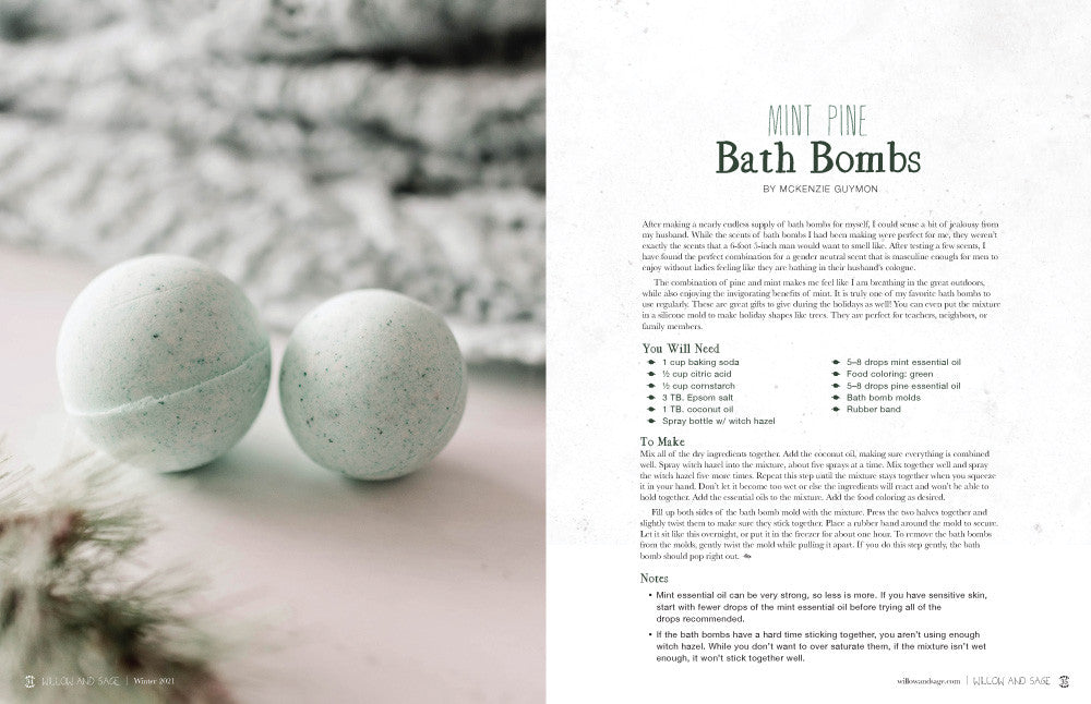 Willow and Sage Winter 2021 Instant Download