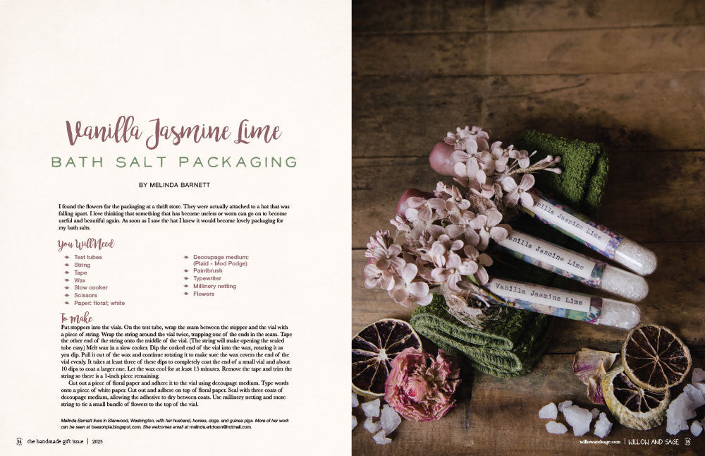 Willow and Sage The Handmade Gift Issue Volume 2 Instant Download