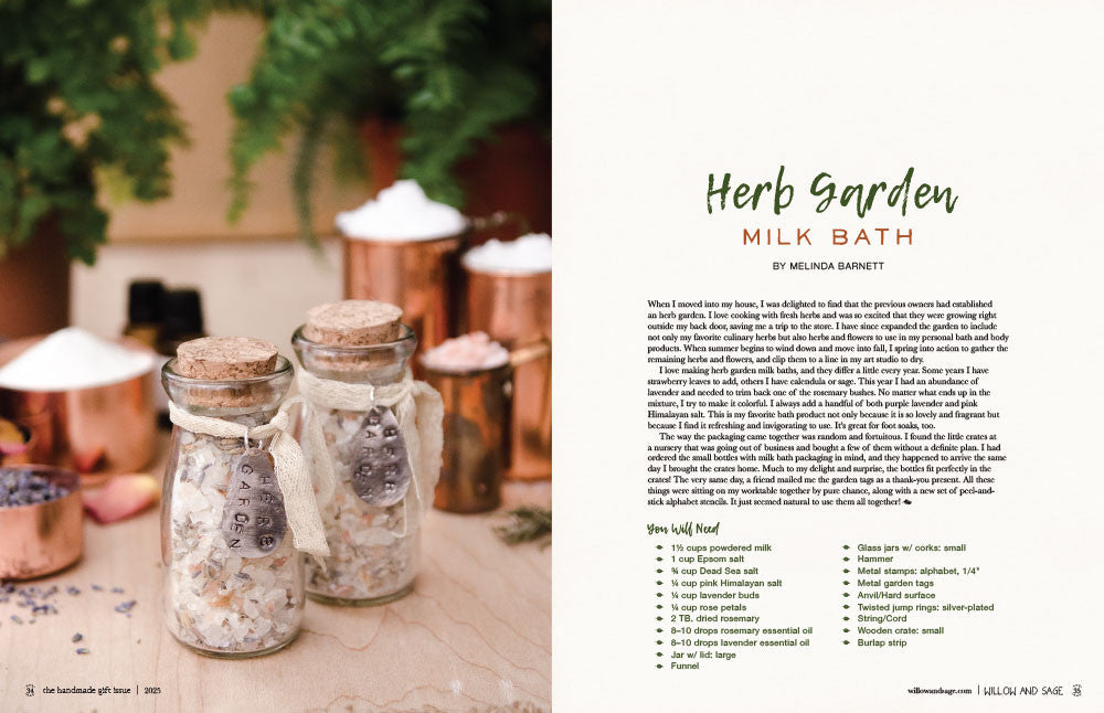 Willow and Sage The Handmade Gift Issue Volume 2 Instant Download