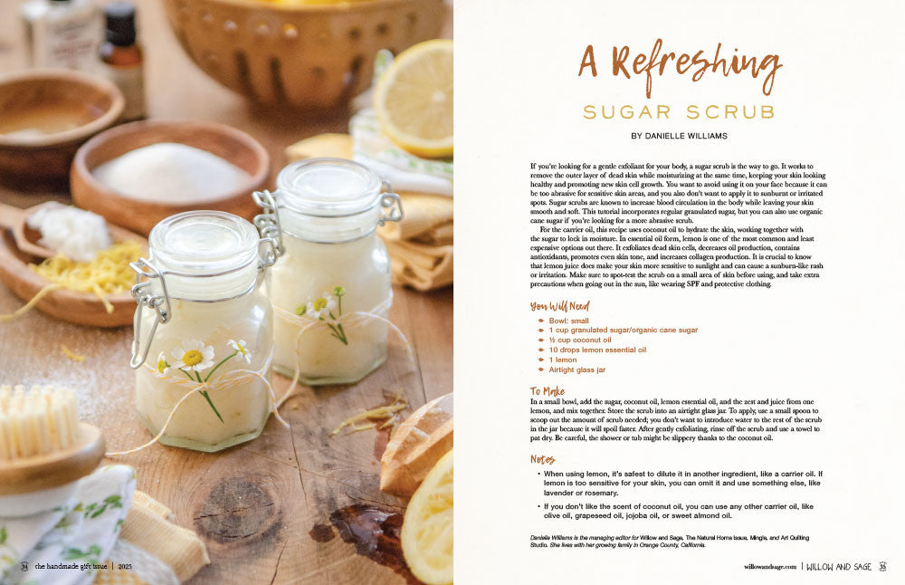 Willow and Sage The Handmade Gift Issue Volume 2 Instant Download
