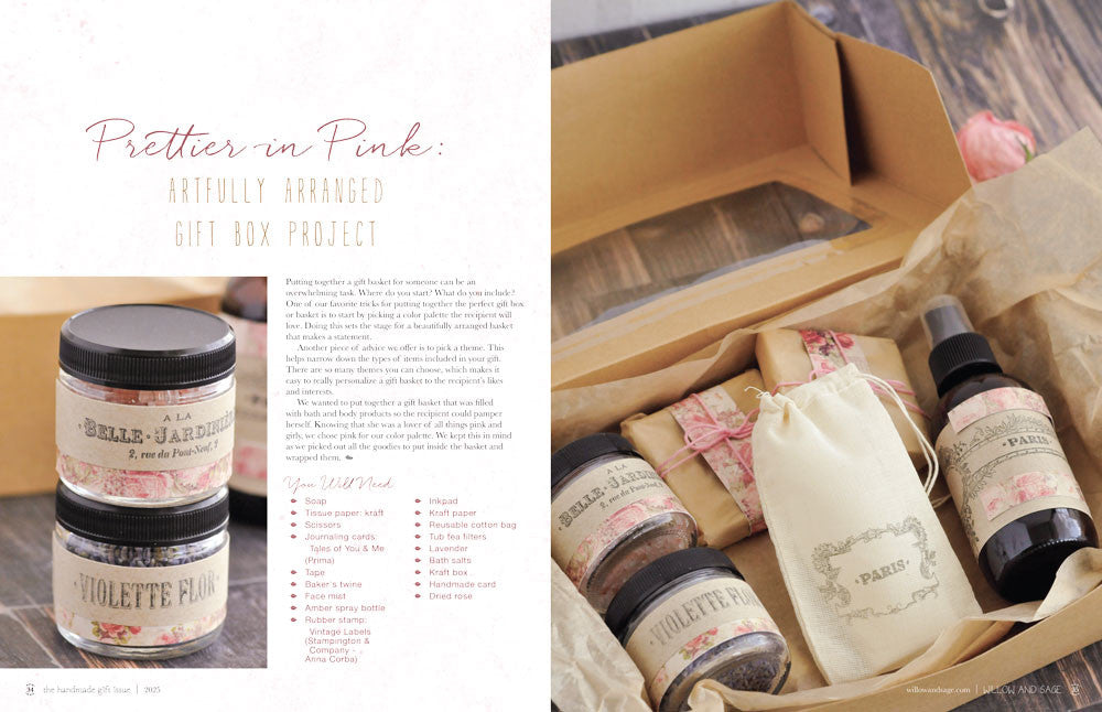 Willow and Sage The Handmade Gift Issue Volume 2 Instant Download