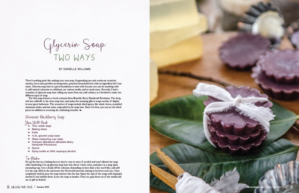 Willow and Sage The Soapmaking Issue Volume 1