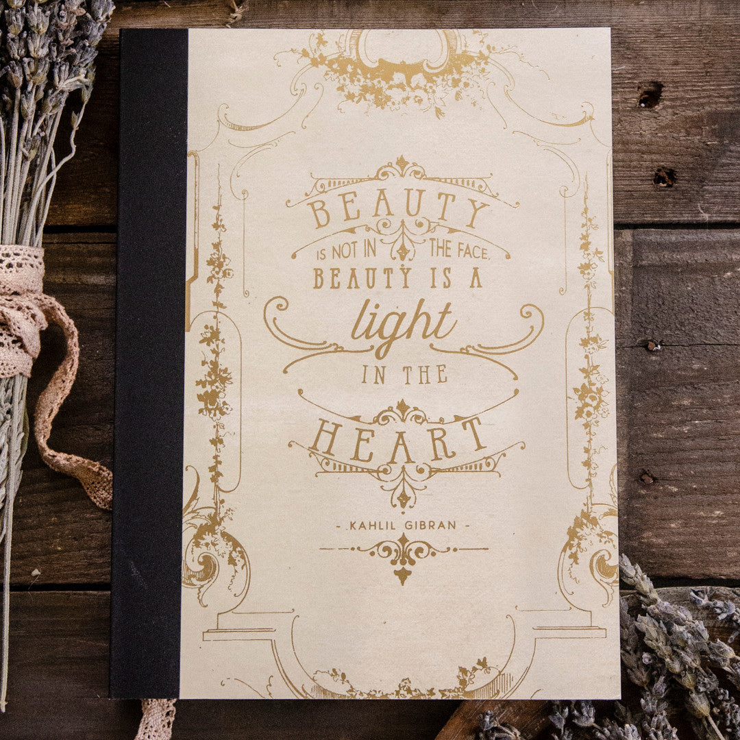 A Light in the Heart Clothbound Notebook by Papaya Art