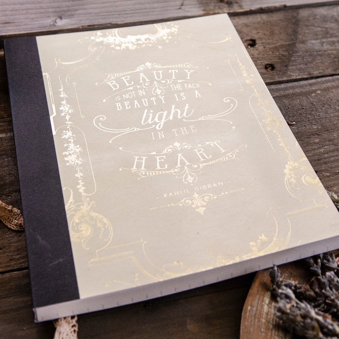 A Light in the Heart Clothbound Notebook by Papaya Art