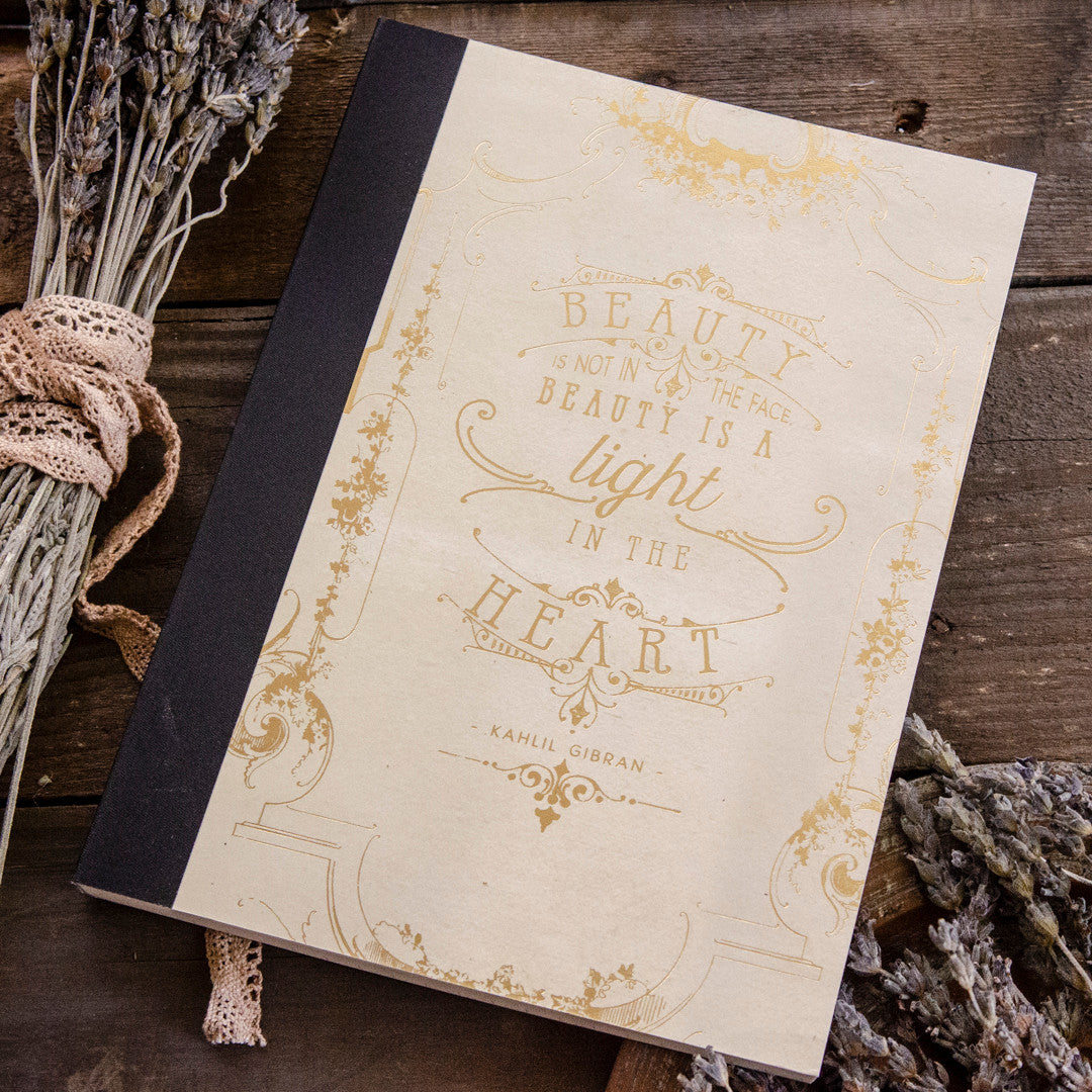 A Light in the Heart Clothbound Notebook by Papaya Art