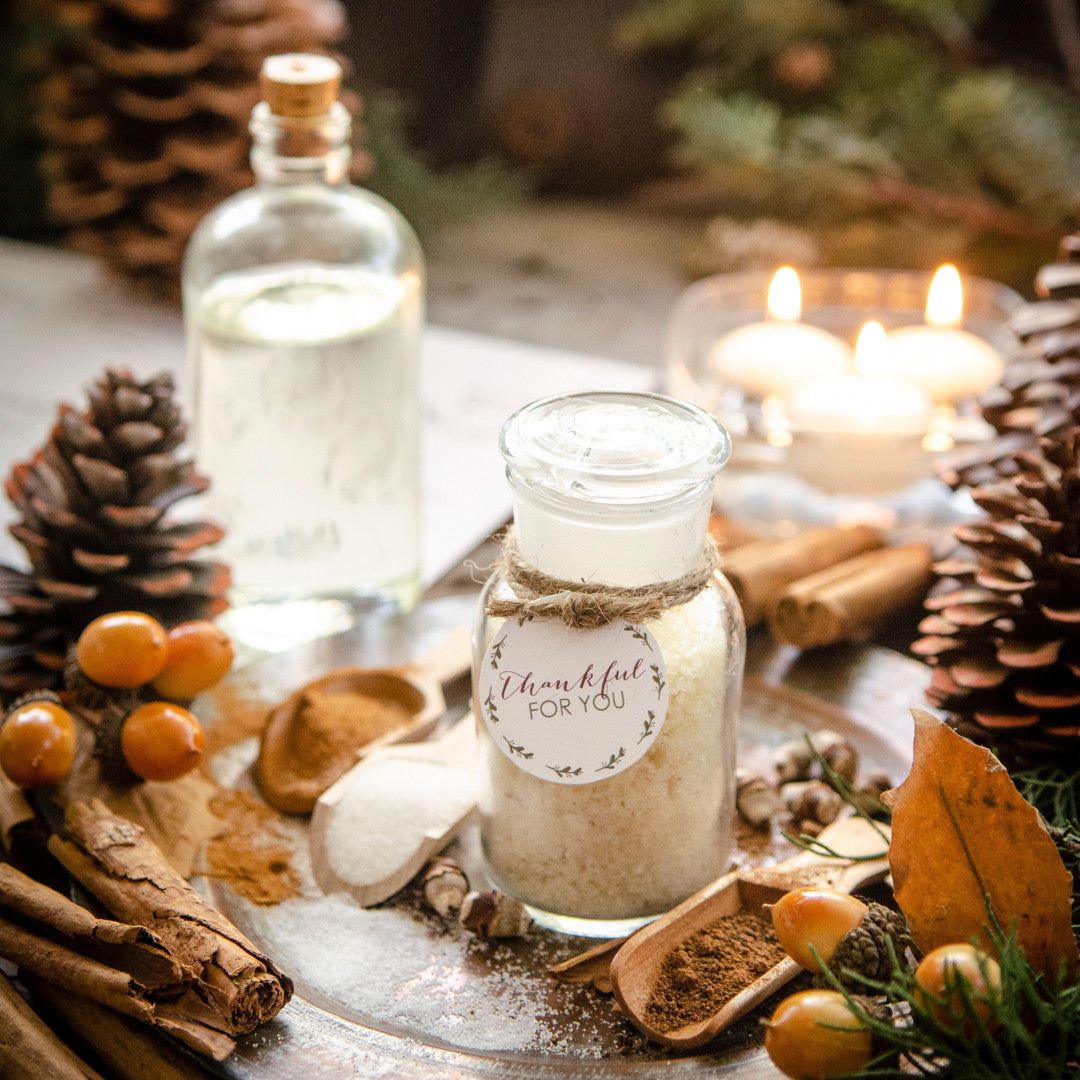 Harvest Scrub Recipe With Festive Gift Tags (Free Printables)