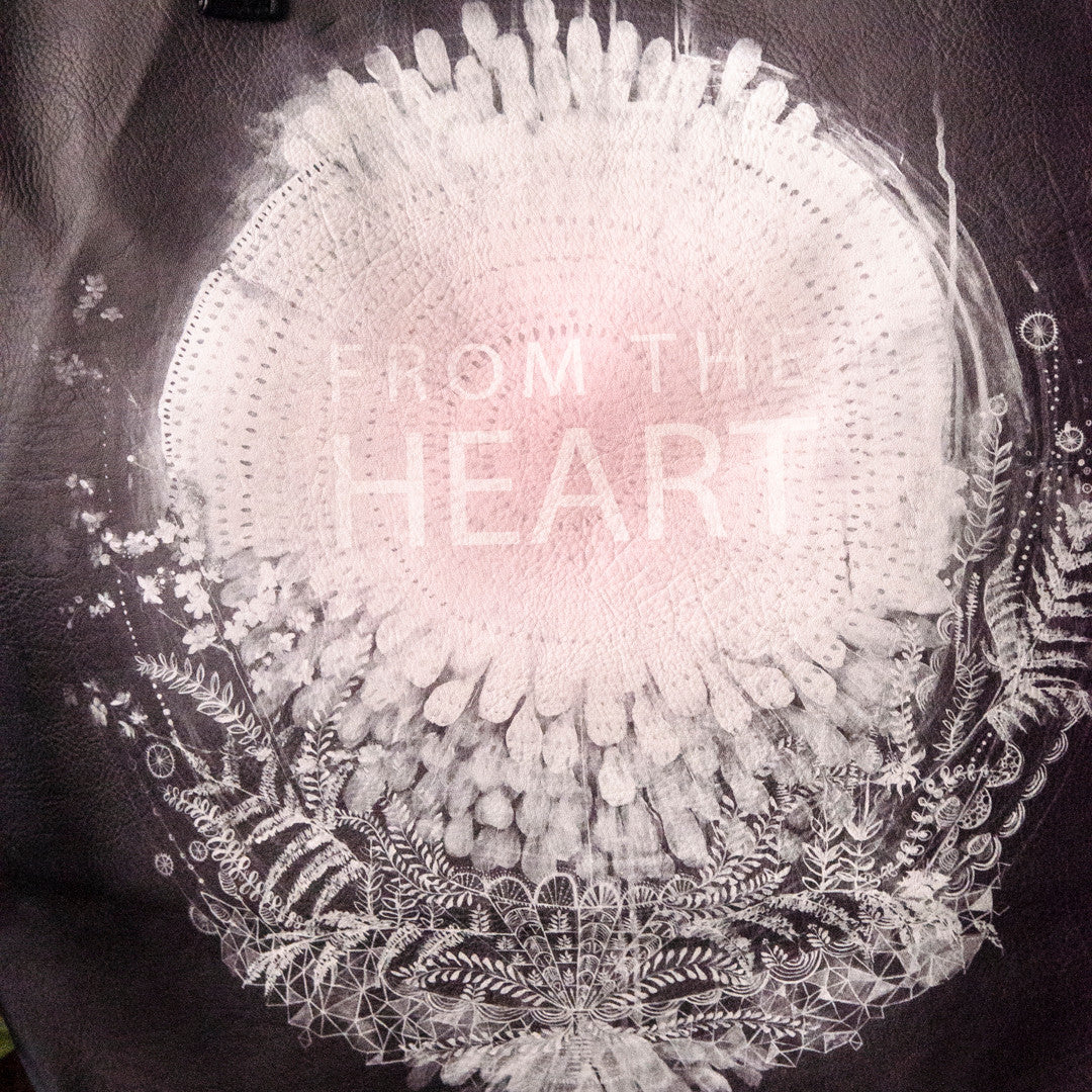 From the Heart Bucket Tote by Papaya Art