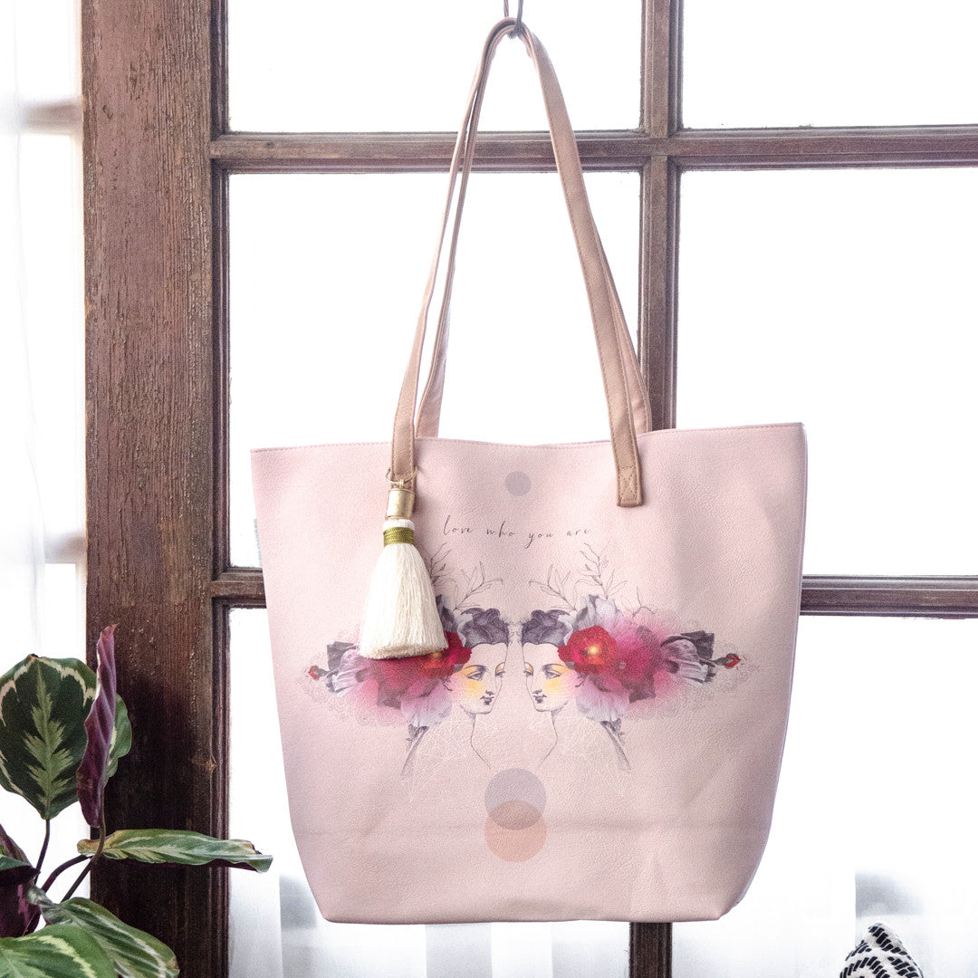 Reflection Bucket Tote by Papaya Art