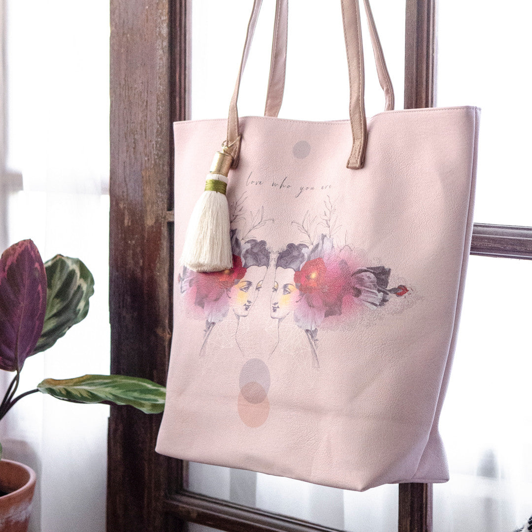 Reflection Bucket Tote by Papaya Art