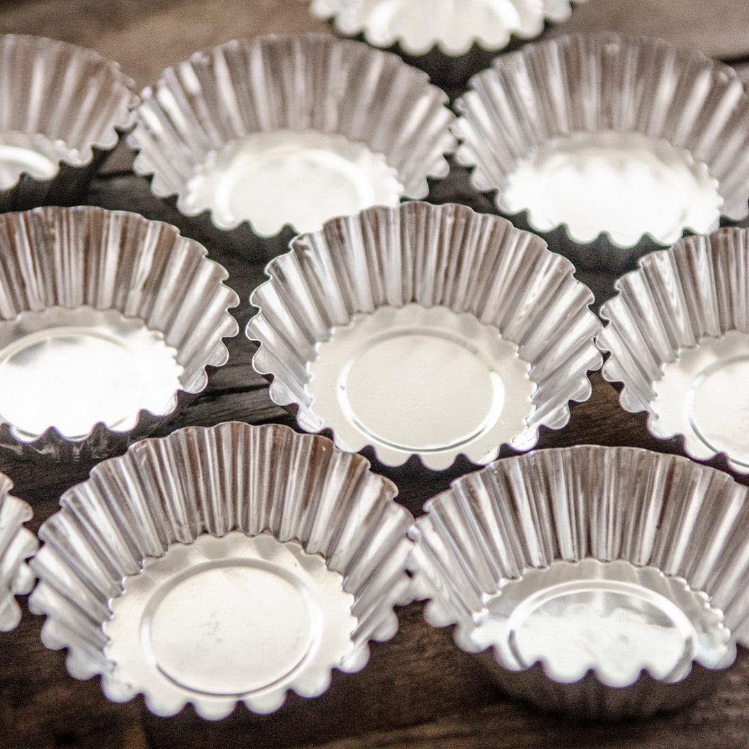 Fluted Tart Tin Molds — Kit of 10