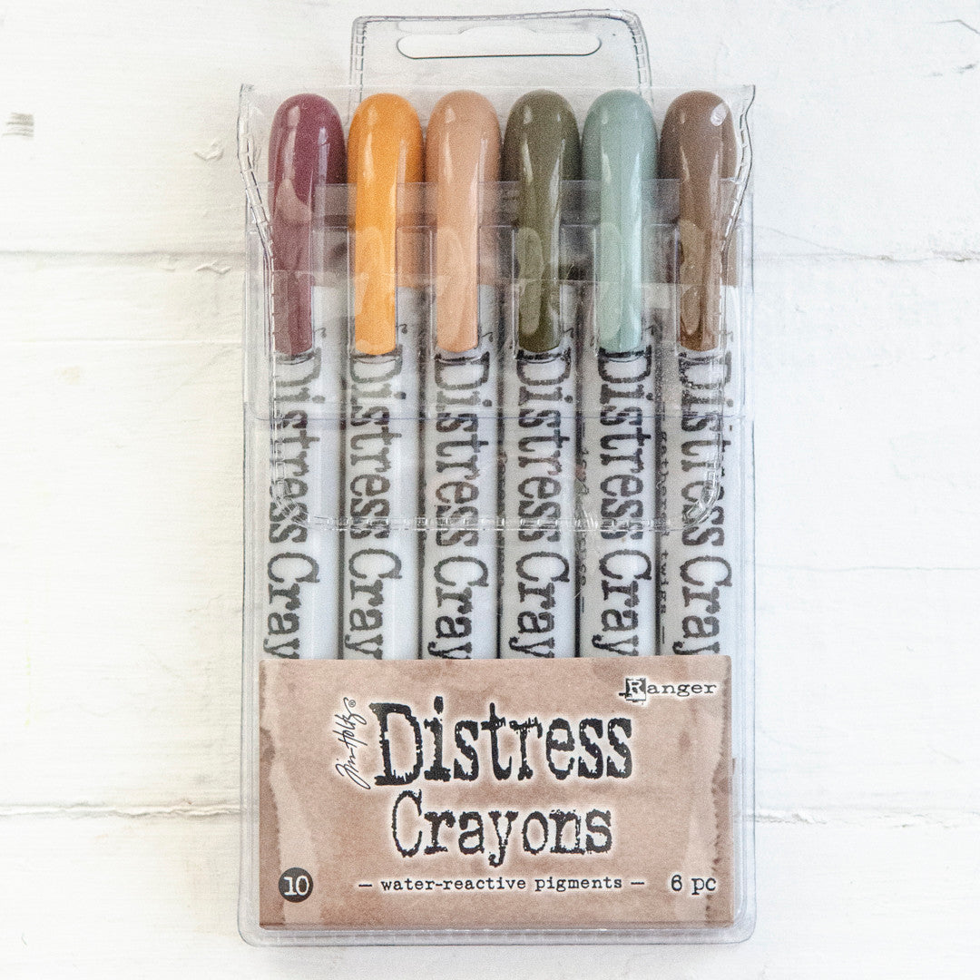 Ranger Ink Distress Crayons Set - Vintage Elegance