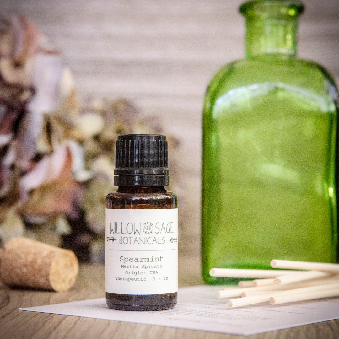 Cool and Fresh Spearmint Essential Oil Diffuser Kit