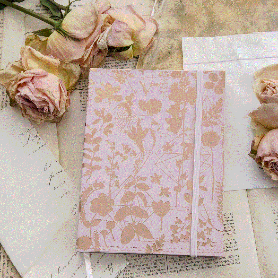 Pink Shine Sketchbook by Papaya Art