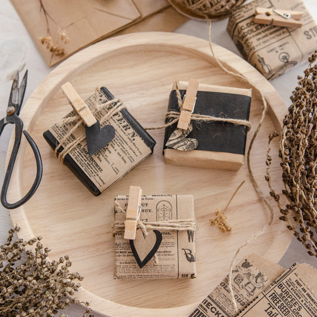 Black, Kraft and Read All Over Packaging
