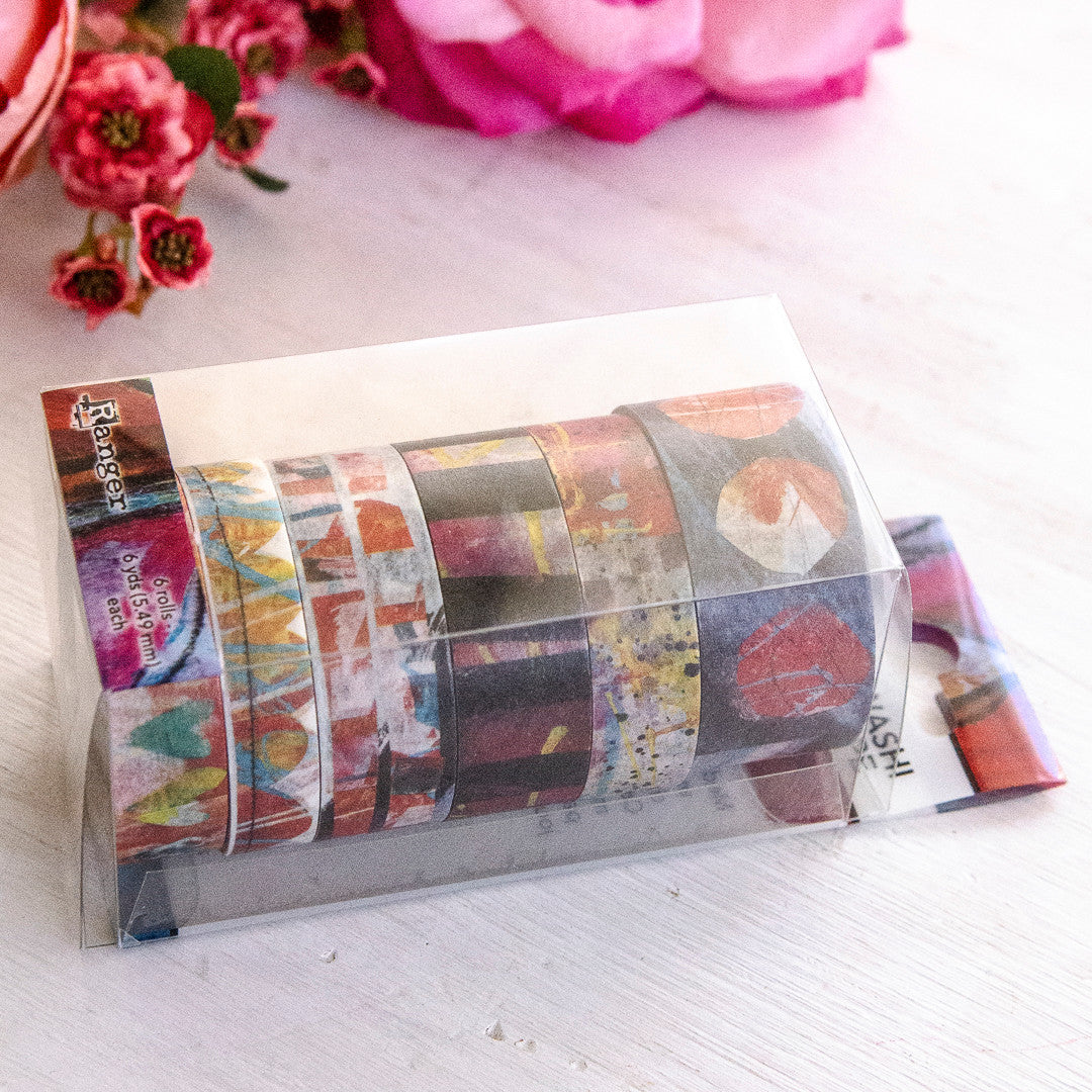 Dina Wakley Media Assorted Washi Tape - Graphic
