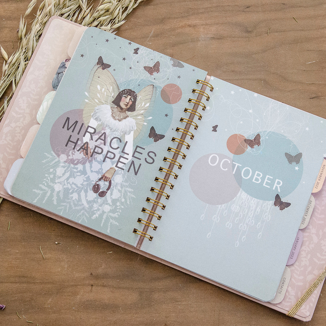 Love & Pansies 2022 Hardcover Deluxe Planner