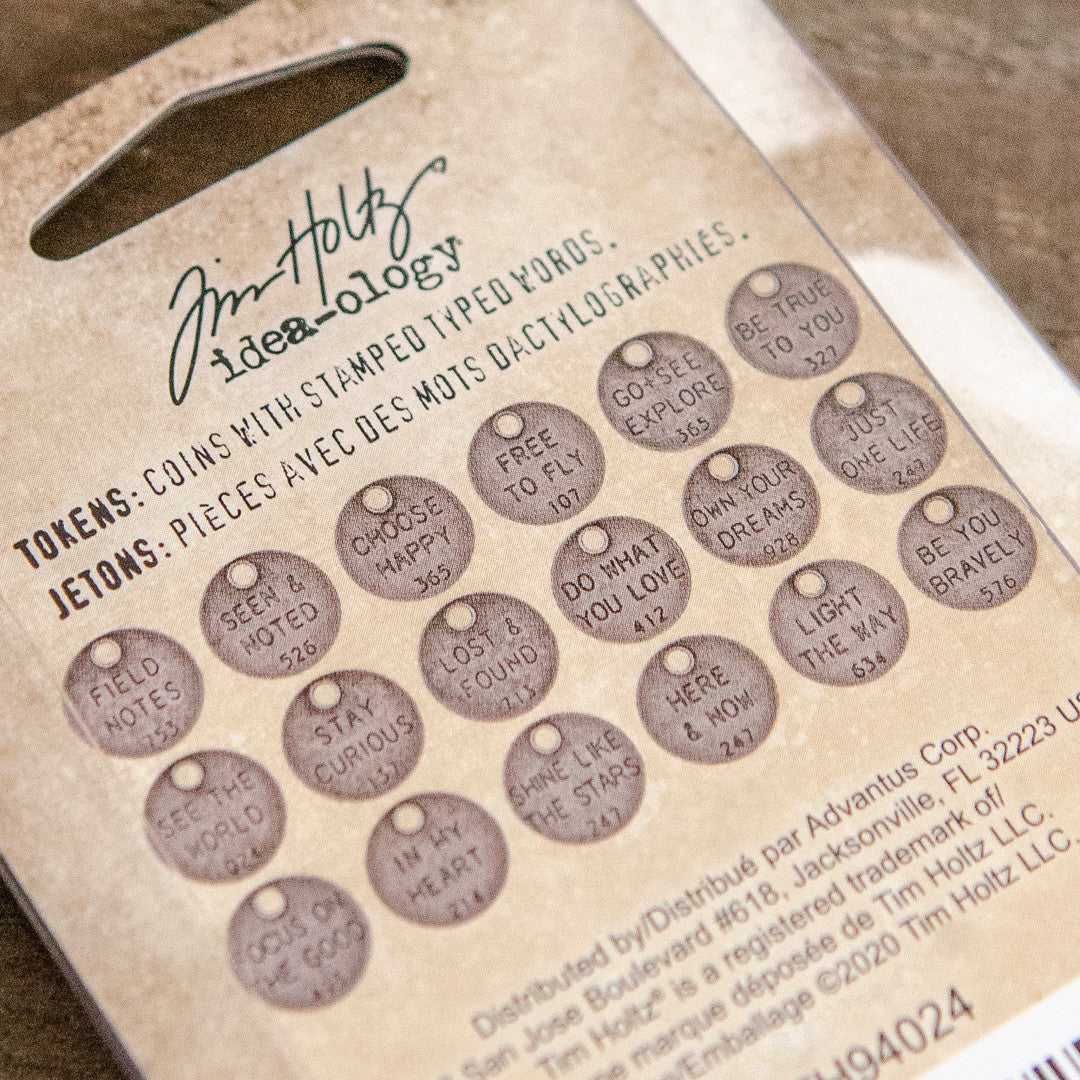 Advantus Idea-ology Tim Holtz Thought Tokens