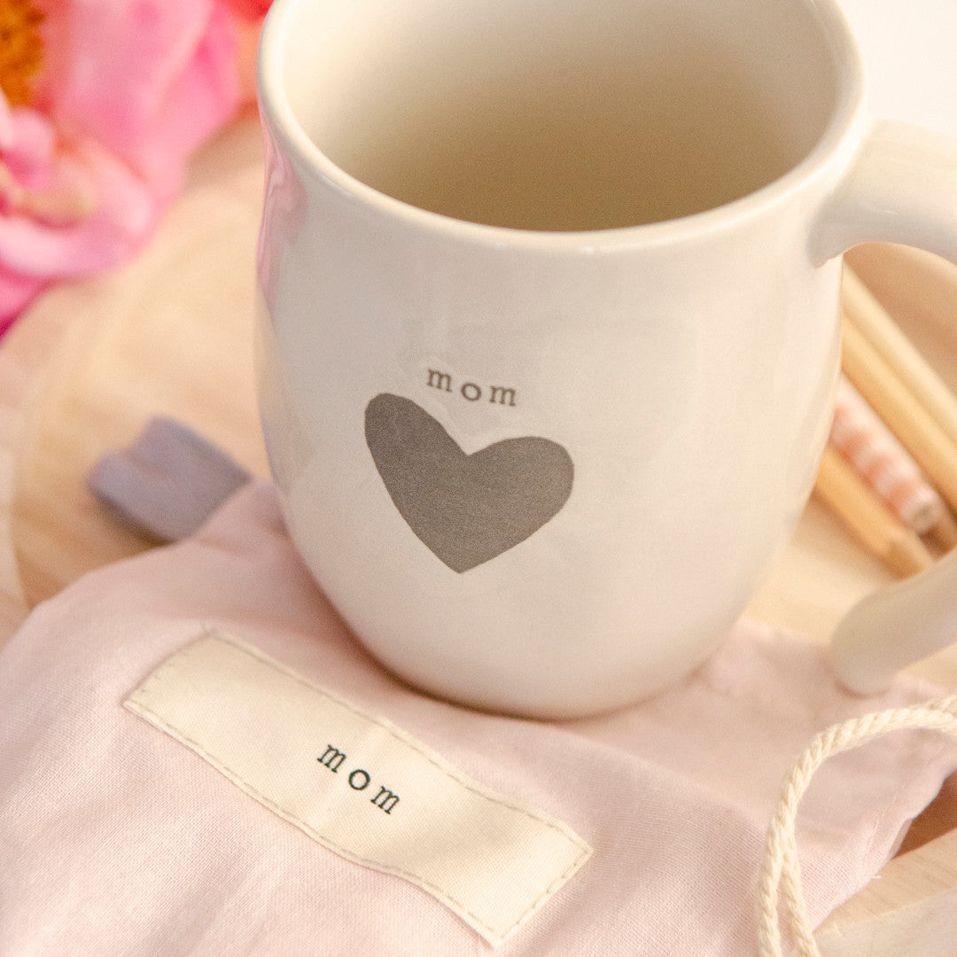 Mom Heart Mug