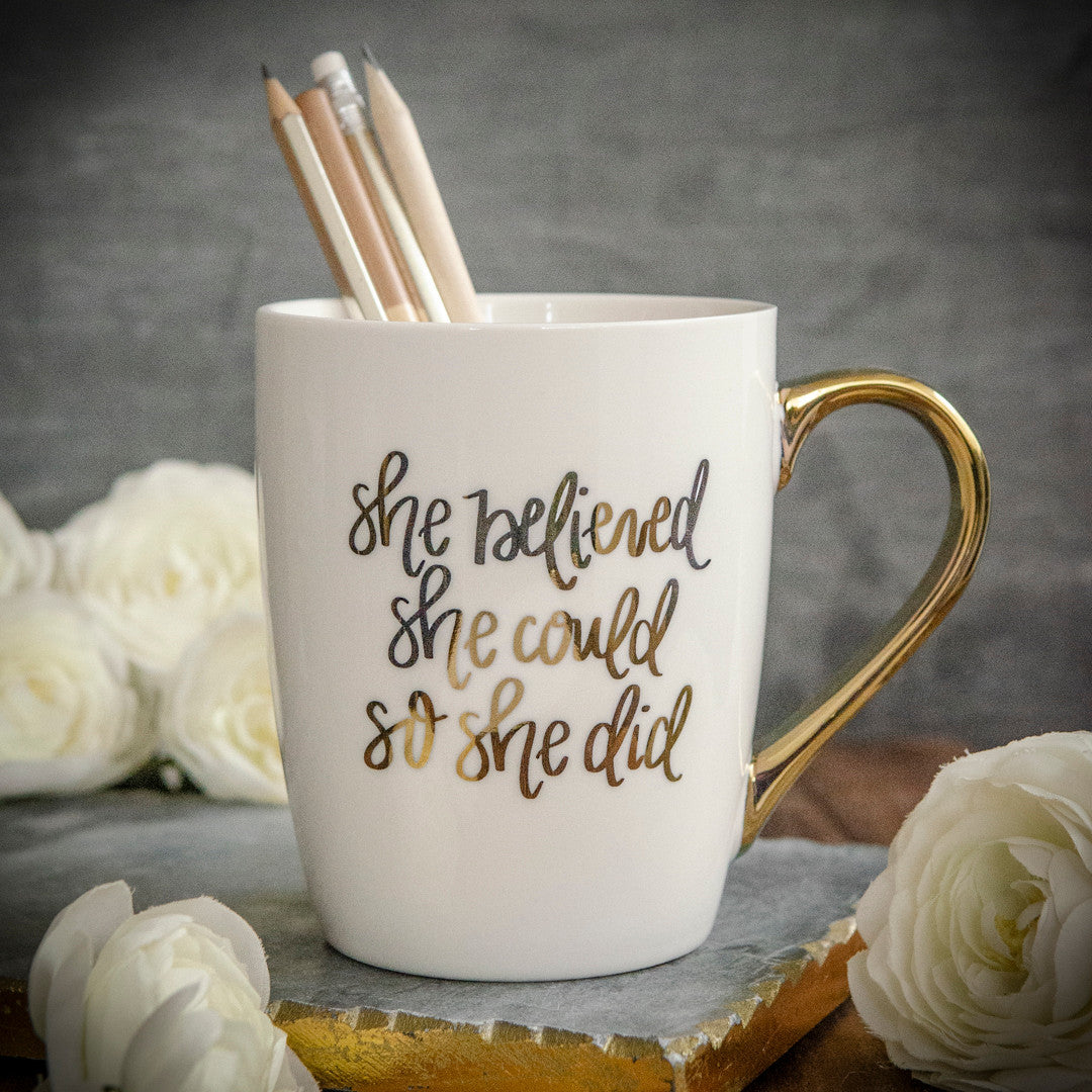 She Believed She Could So She Did Mug