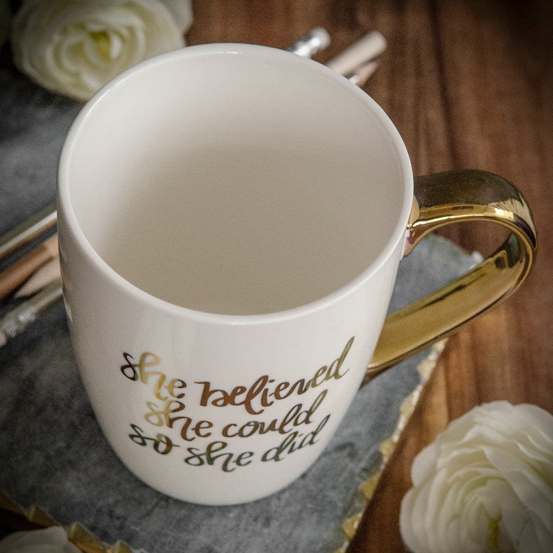 She Believed She Could So She Did Mug