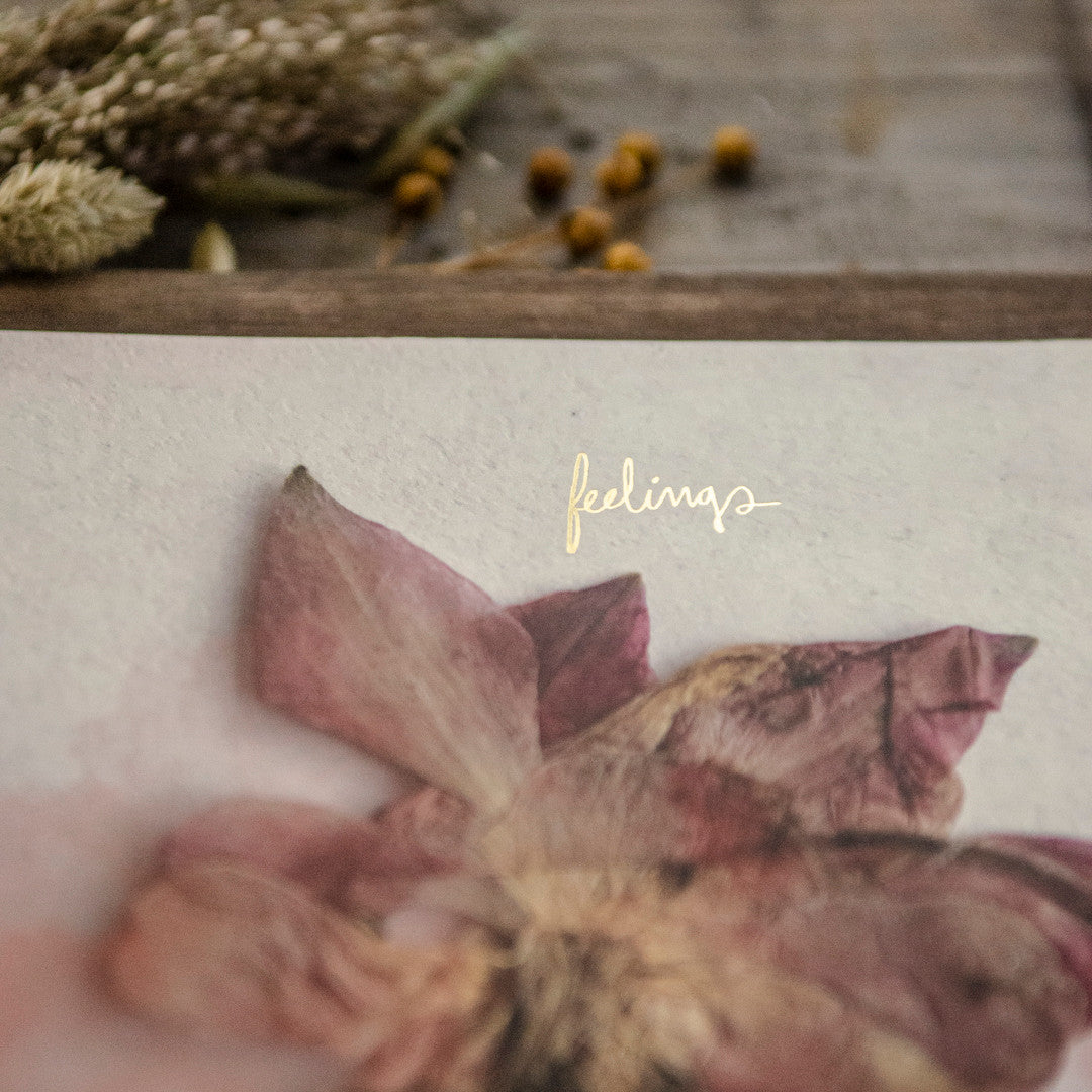 Feelings Spiral Notebook by Papaya Art