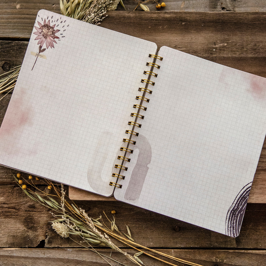 Feelings Spiral Notebook by Papaya Art