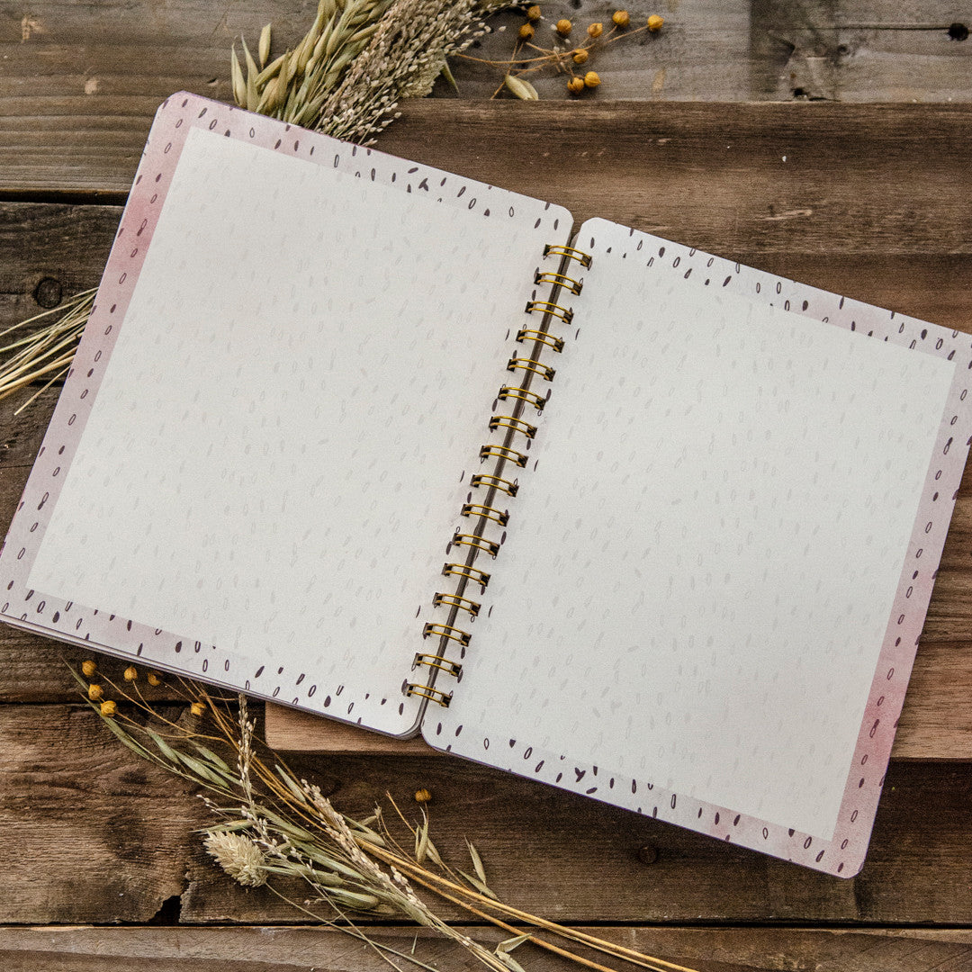 Feelings Spiral Notebook by Papaya Art