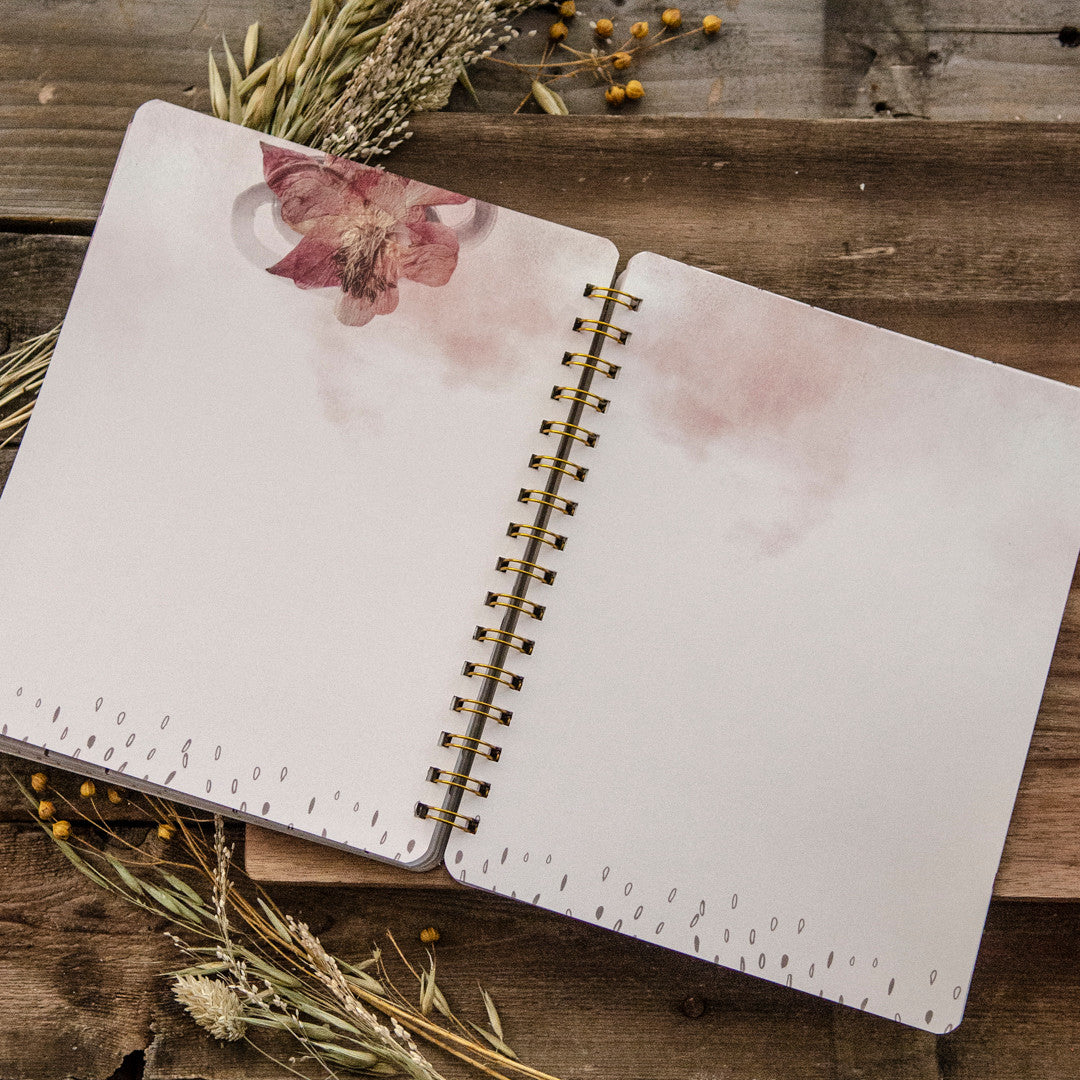 Feelings Spiral Notebook by Papaya Art