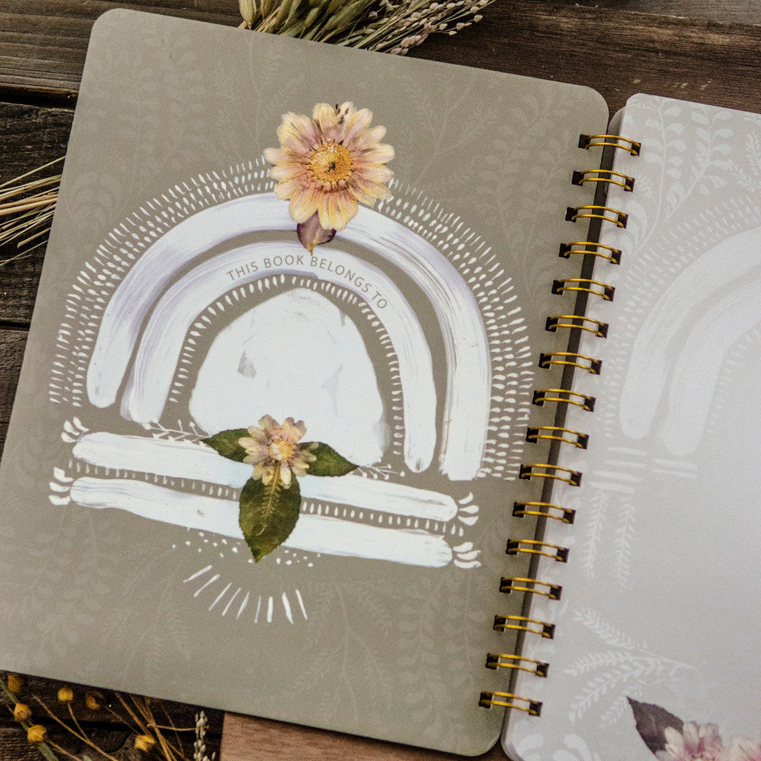 Altar Lace Spiral Notebook by Papaya Art