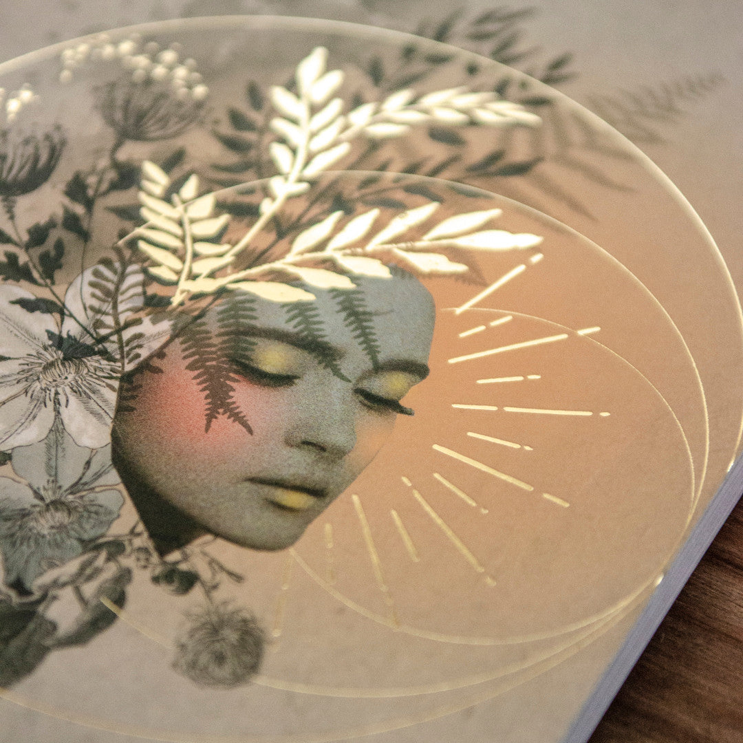 Golden Hour Spiral Notebook by Papaya Art