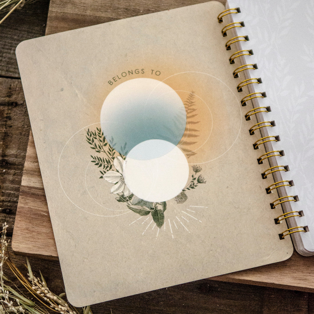 Golden Hour Spiral Notebook by Papaya Art