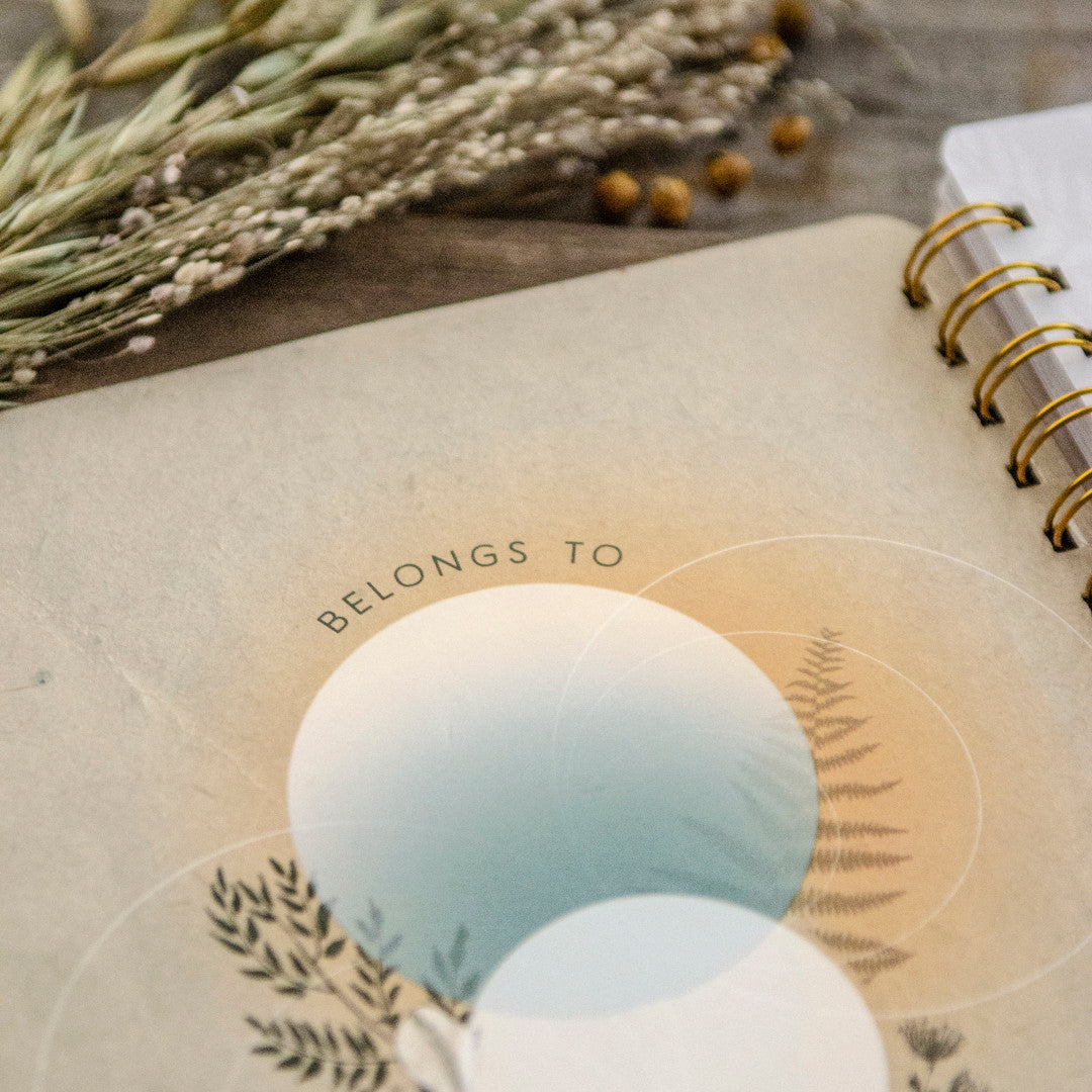 Golden Hour Spiral Notebook by Papaya Art