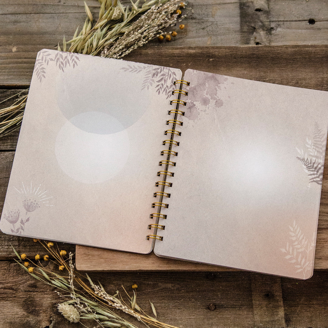 Golden Hour Spiral Notebook by Papaya Art
