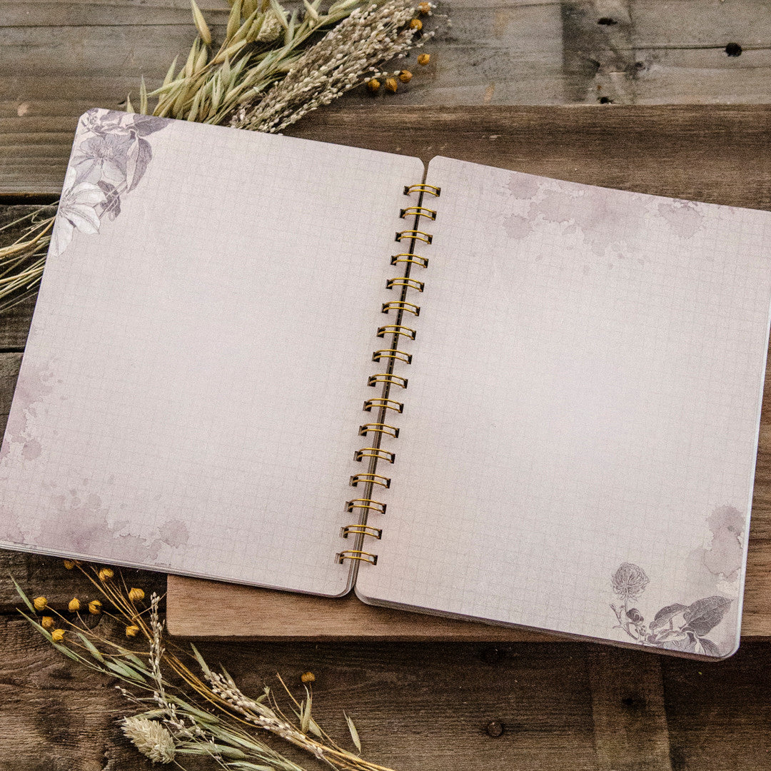 Golden Hour Spiral Notebook by Papaya Art