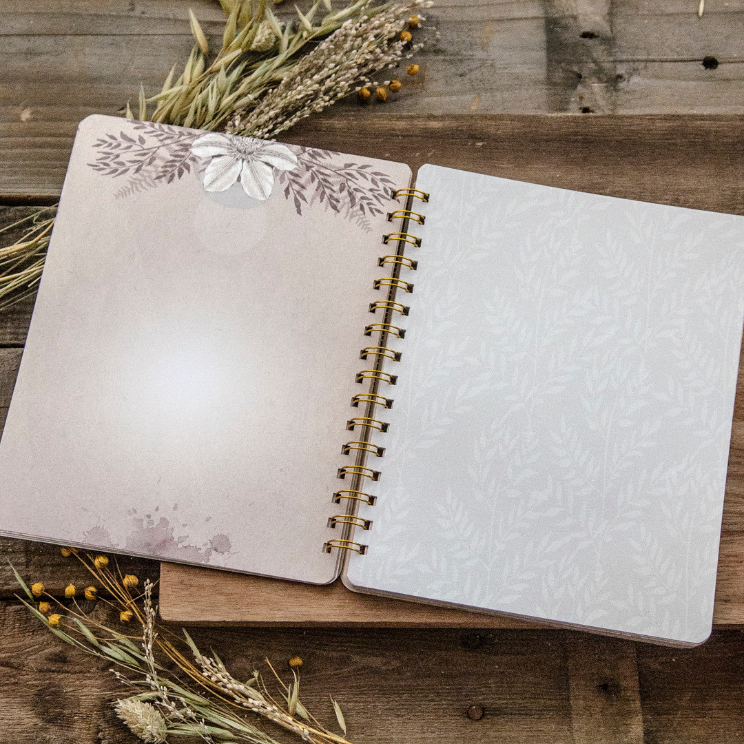 Golden Hour Spiral Notebook by Papaya Art